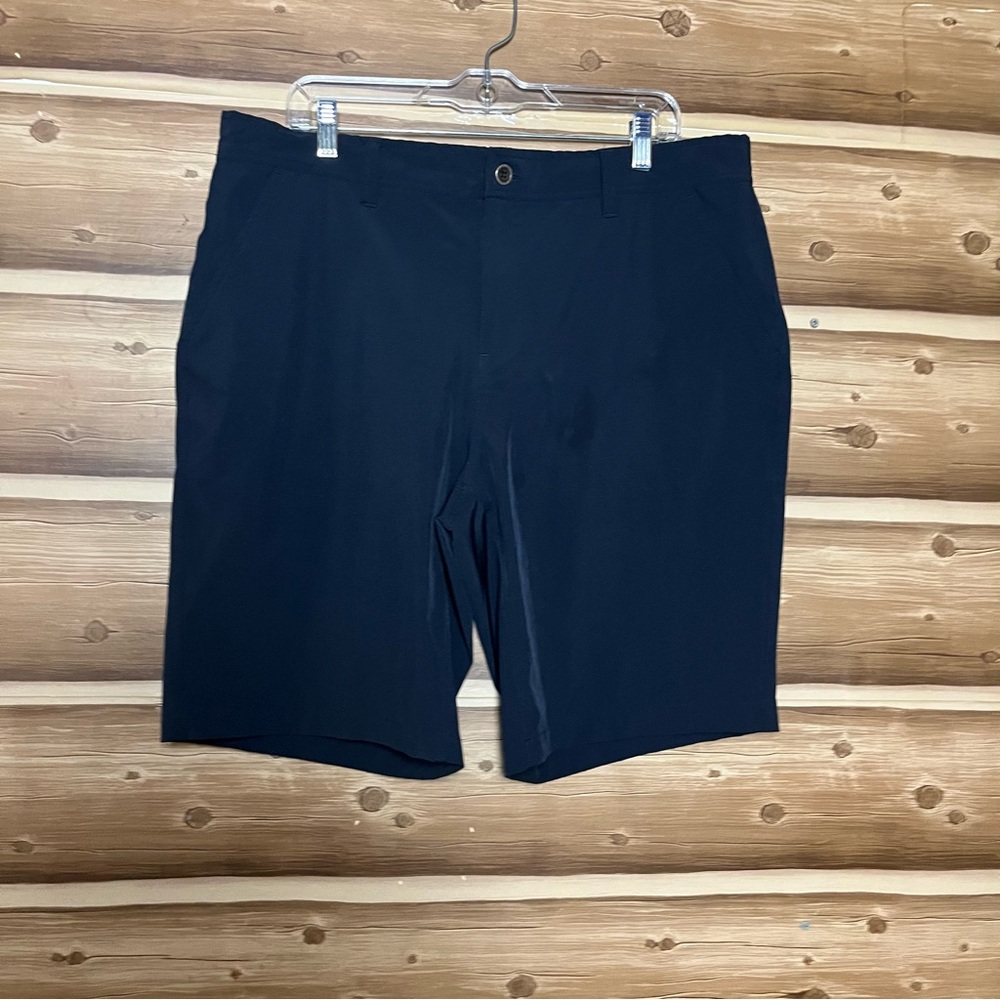 Cool keep stretch performance men athletic golf navy blue shorts‎ size 36